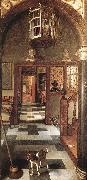 HOOGSTRATEN, Samuel van View of a Corridor af oil painting